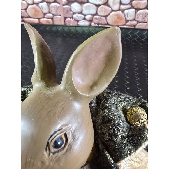 Mark Roberts Poseable Shelf Sitter Rabbit #B15 - Picture 7 of 7